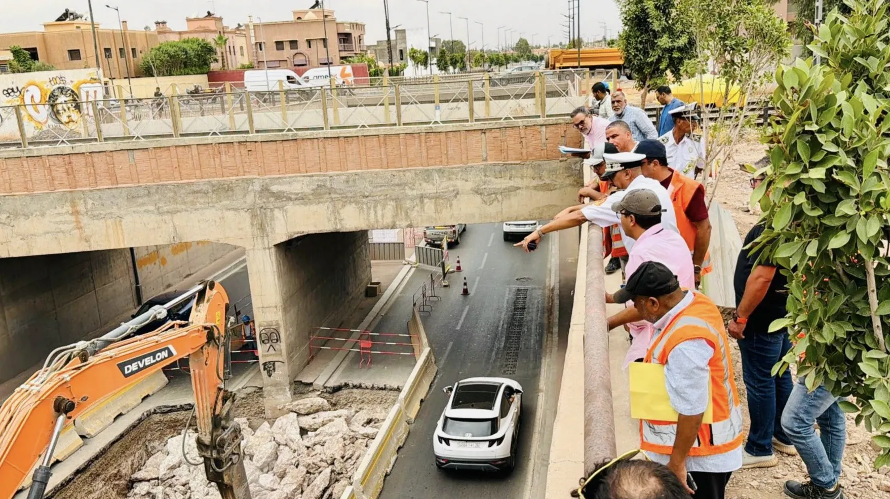 Marrakech Expands Military District Bridge to Ease Traffic Congestion