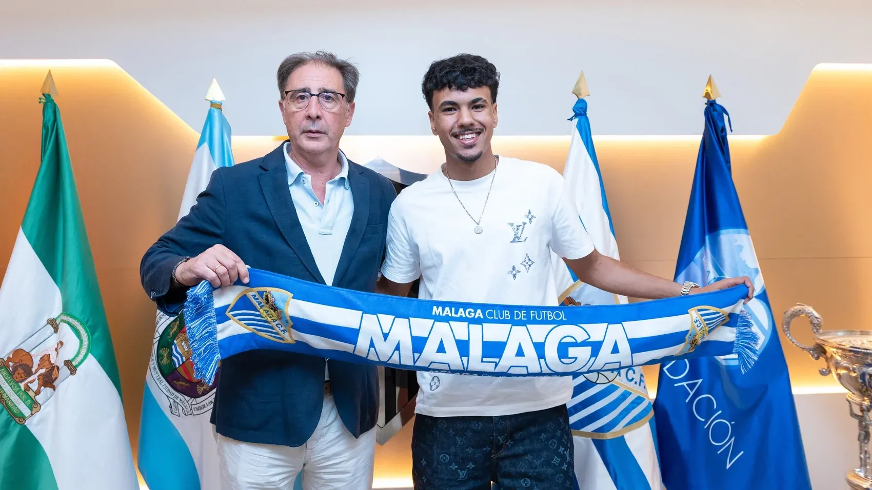 Malaga FC Secures Young Moroccan Talent Adam Aznou from Everton