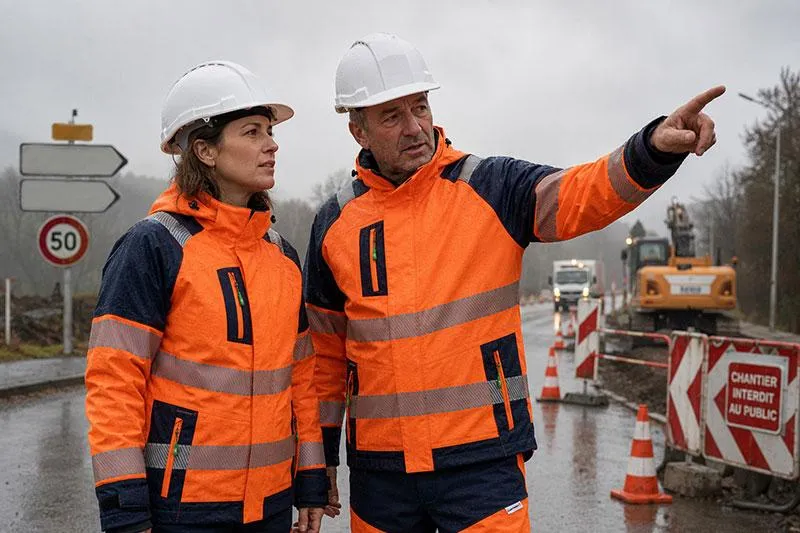 Introducing the Sisco High-Visibility Rain Jacket: A Must-Have for Outdoor Professionals