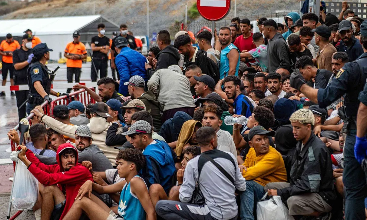 Moroccan Human Rights Organizations Protest Against Treatment of Migrants at Spanish Embassy