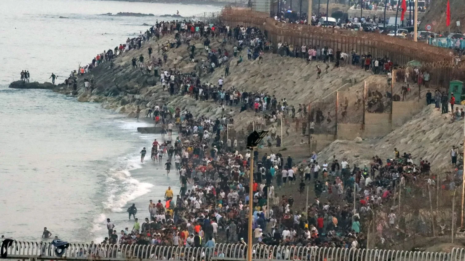Massive Influx to Ceuta: Police Report Reveals Alarming Insights