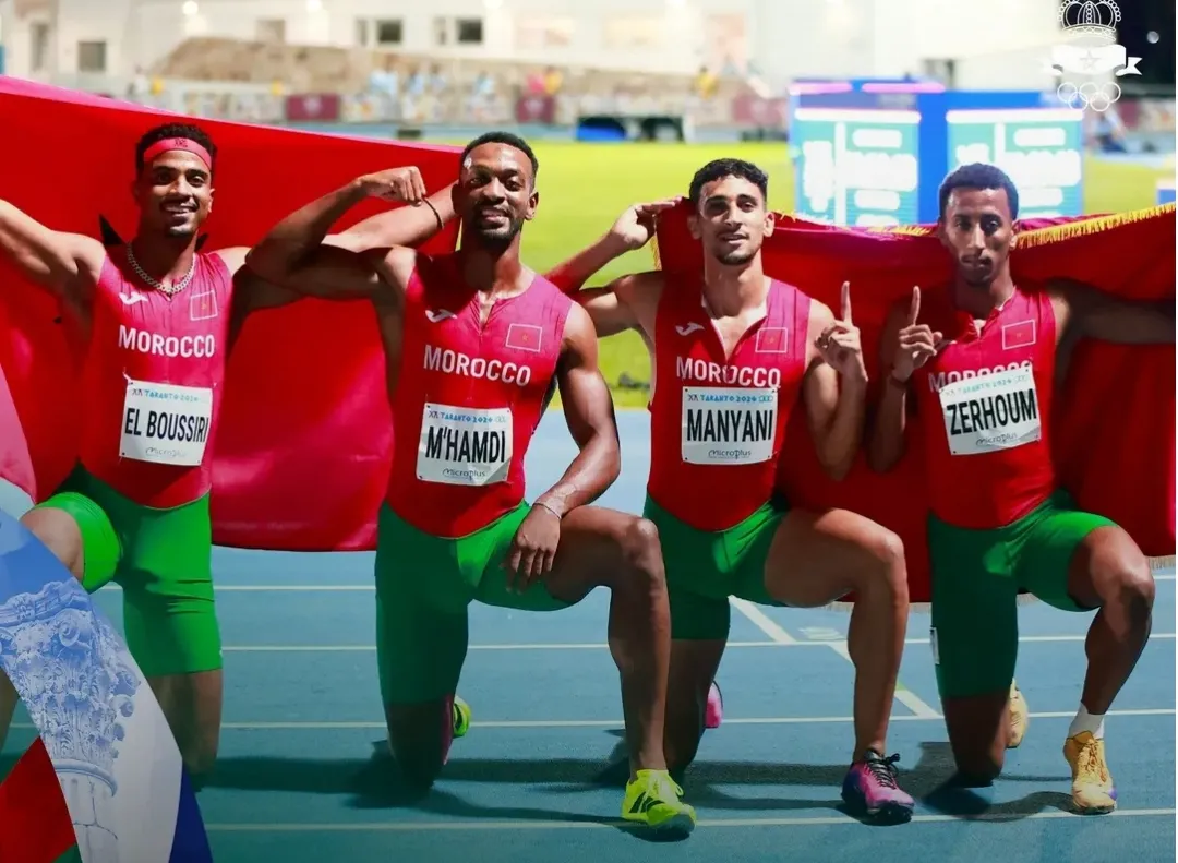 Morocco Secures Silver Medal in 4x400m Relay at Mediterranean Games