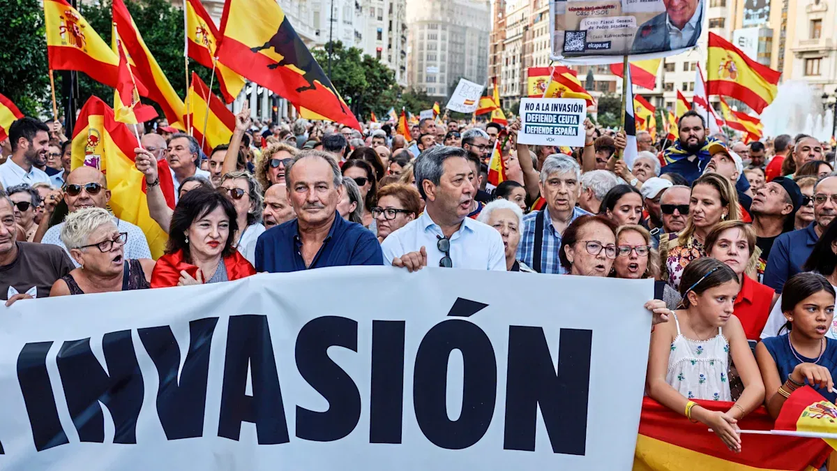 Massive Protests Erupt in Spain Over Migration Crisis in Ceuta