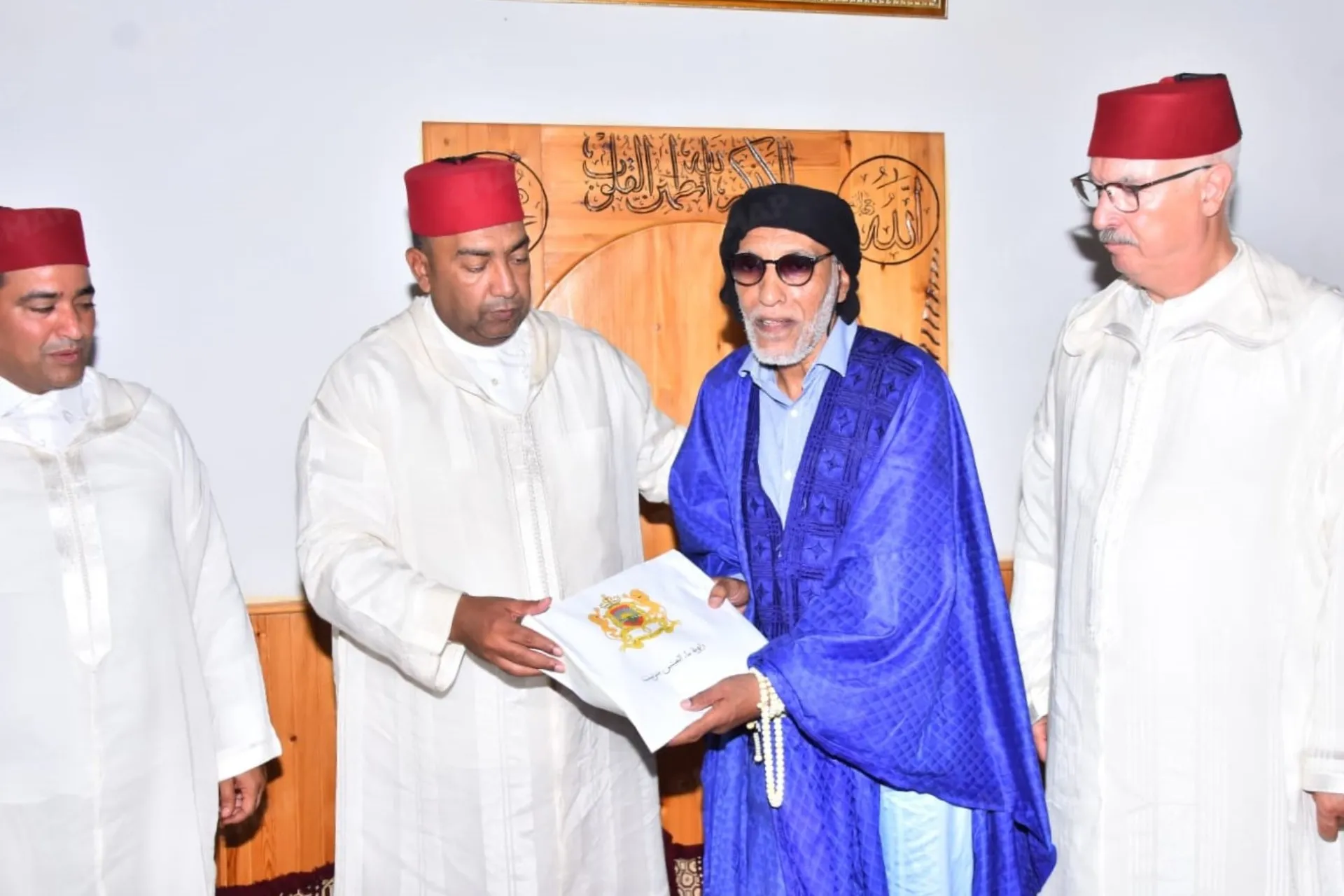 Royal Gifts Presented to Esteemed Scholars in Tiznit, Commemorating the Late King Hassan II
