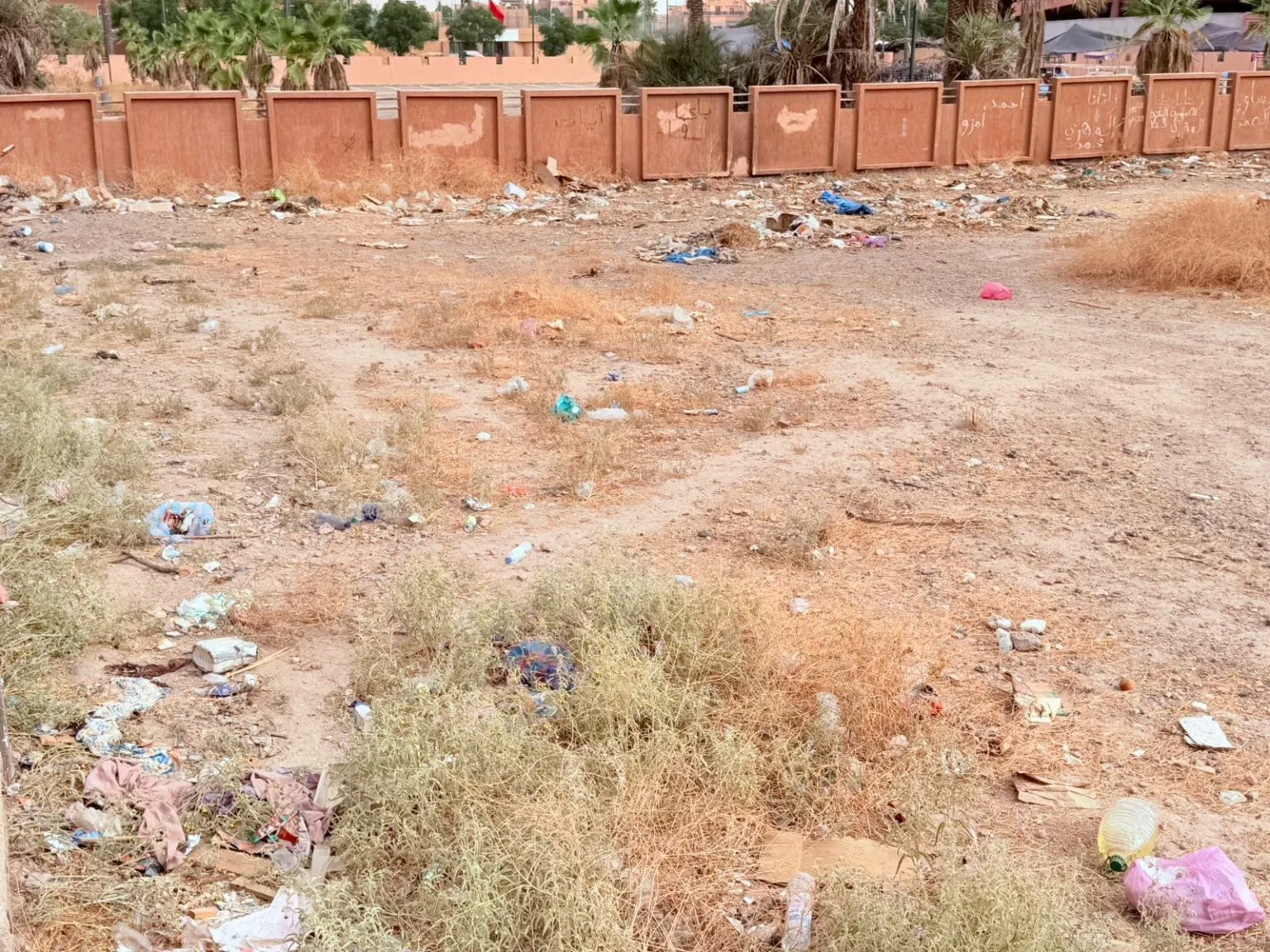 Marrakech's Hanka Stadium Transforms from Sports Venue to Waste Dump and Street Vendor Hub