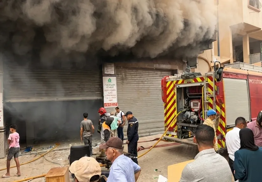 Fire Breaks Out in Marrakech, Prompting Emergency Response
