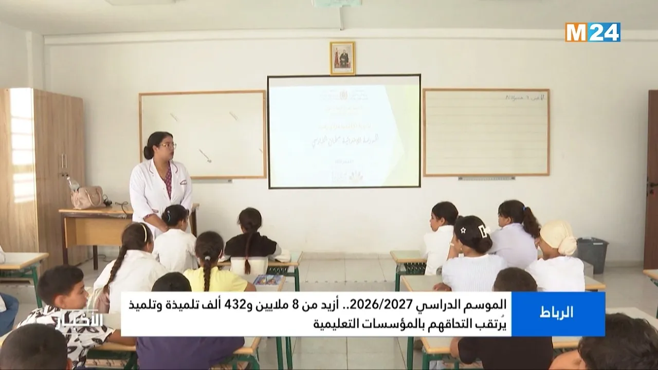 Morocco Anticipates Enrollment of Over 8 Million Students in Educational Institutions