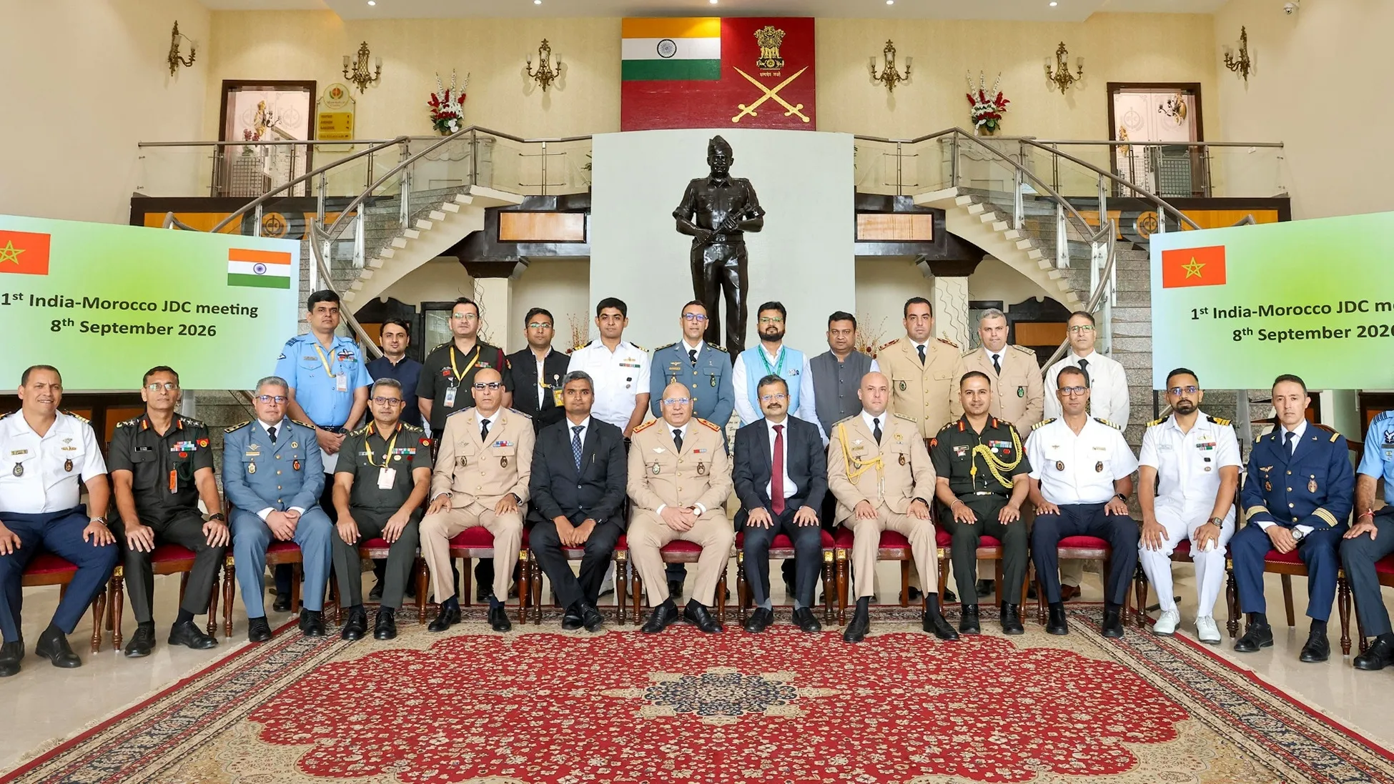 Strengthening Military Ties: Morocco and India Hold Inaugural Joint Defense Committee Meeting