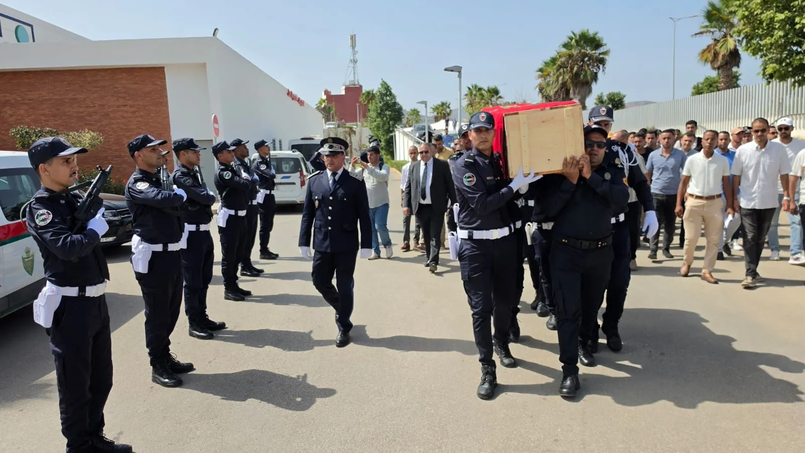 Tributes Pour in for Fallen Officer in Al-Hoceima