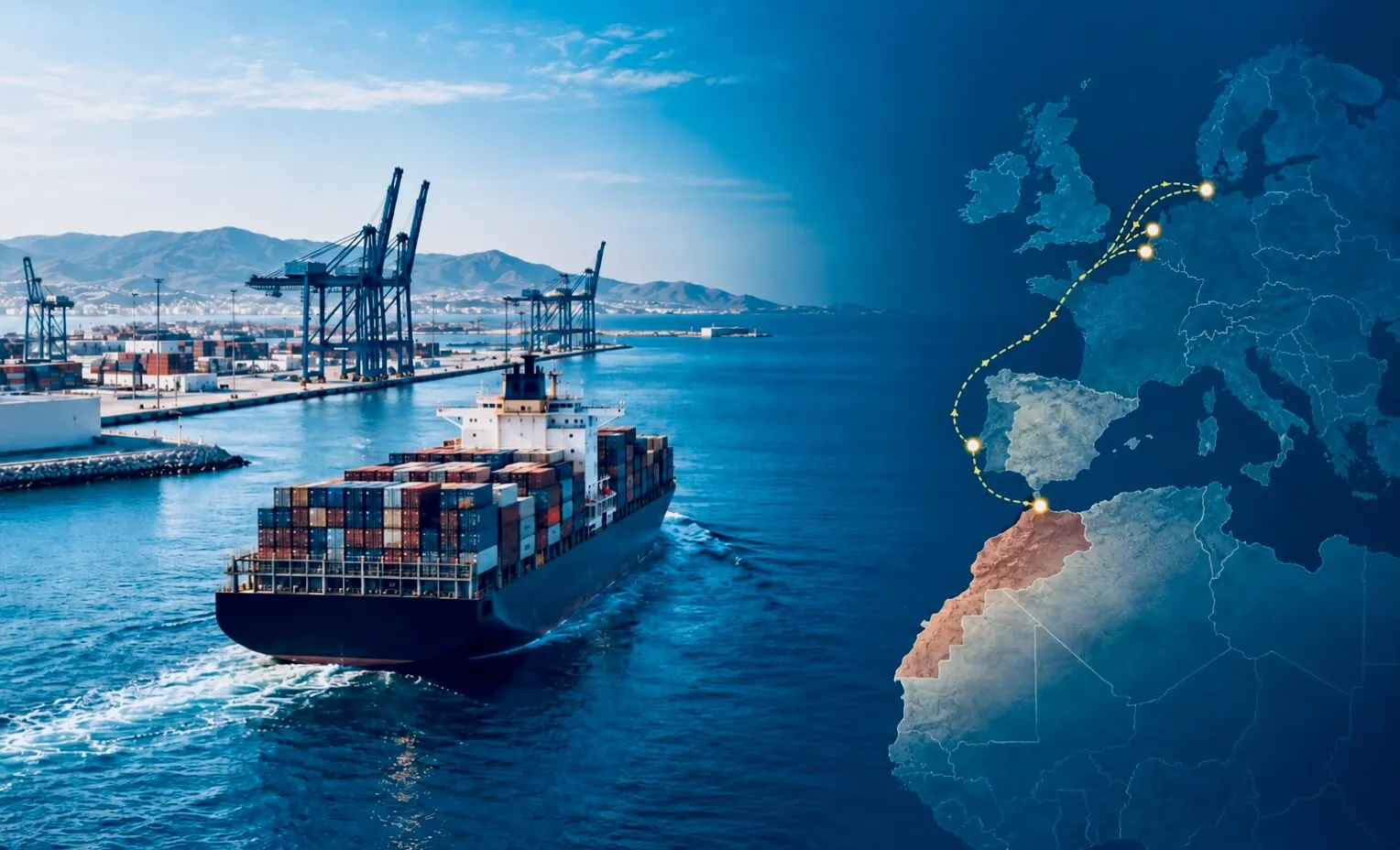 Morocco Expands Trade Routes to Europe with New Shipping Service