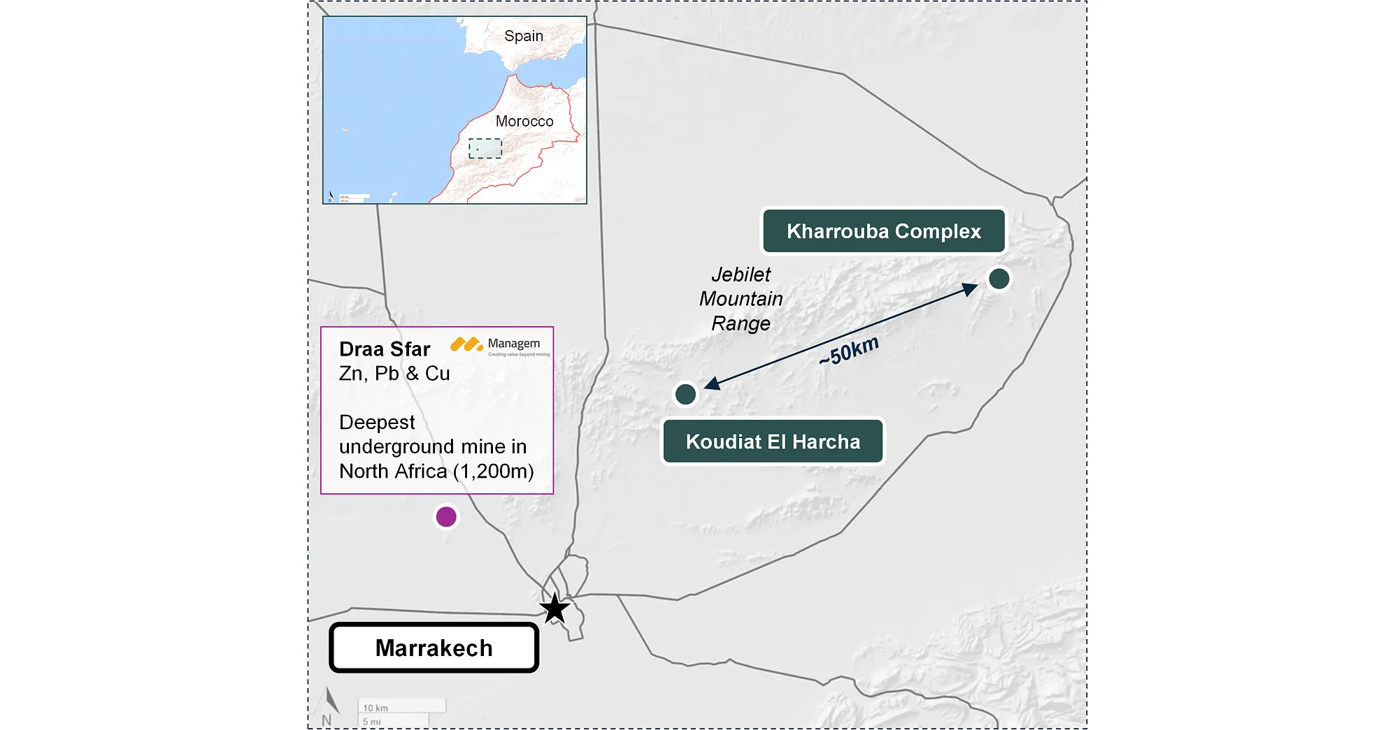 Culico Metals and Kharrouba Copper Company Merge to Form Premier Moroccan Copper Mining Entity