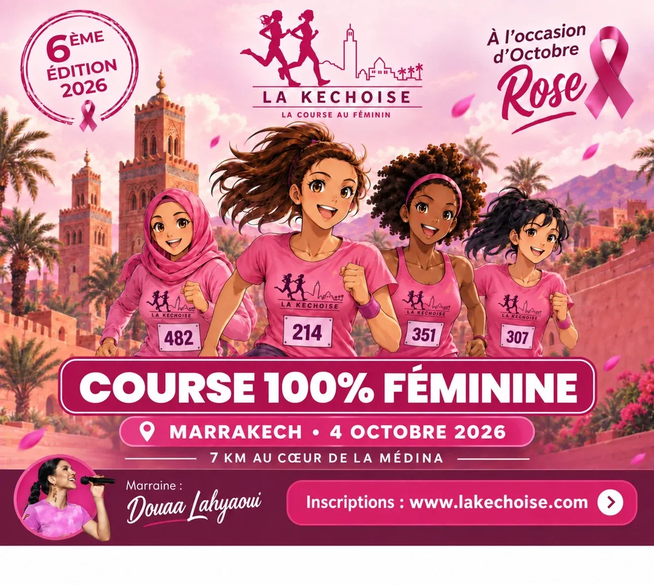 Marrakech to Host the 6th Edition of La Kéchoise on October 4