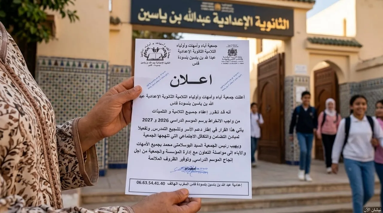 Humanitarian Initiative in Fez Exempts Students from Parental Association Fees