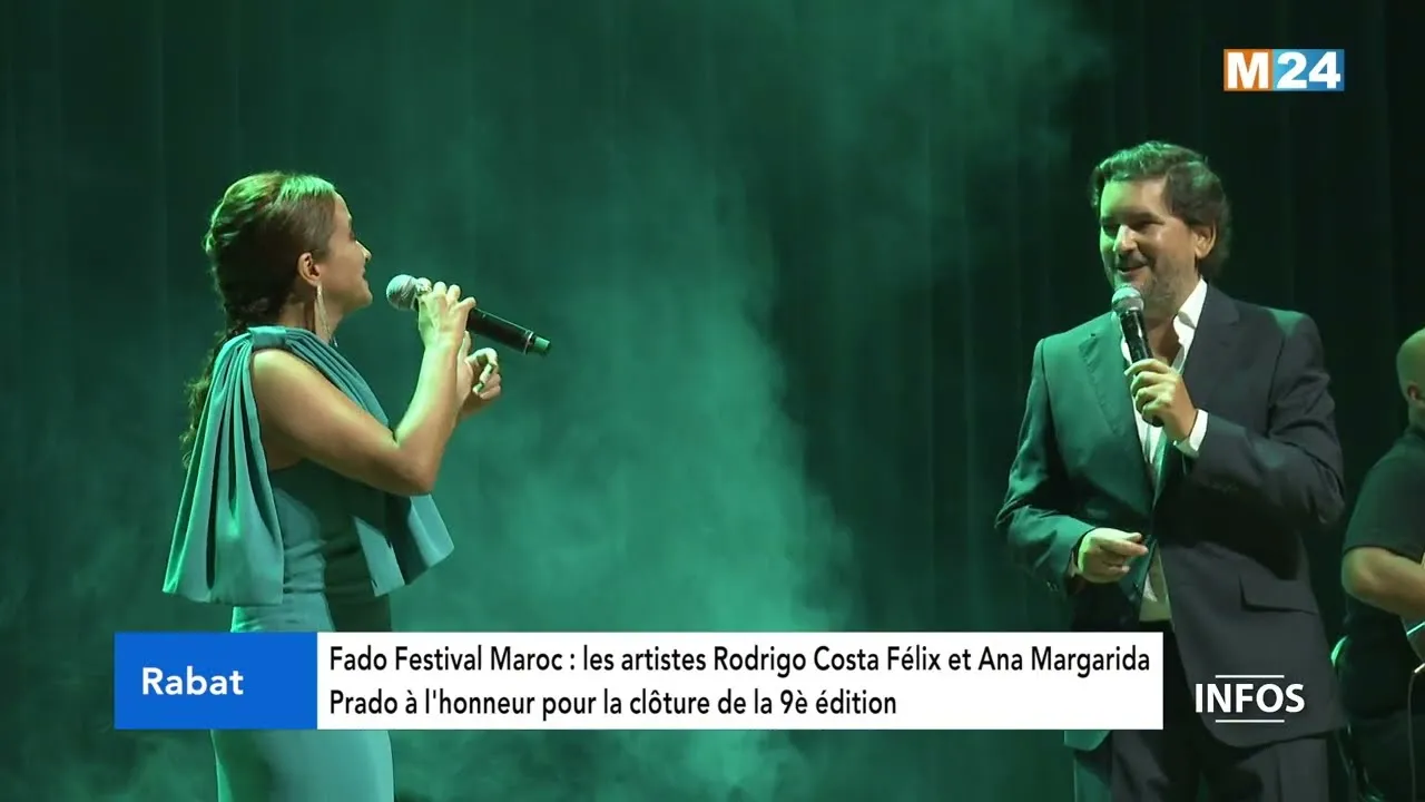 Celebrating Fado: Costa Félix and Ana Margarida Prado Recognized at Morocco's 9th Fado Festival