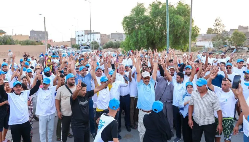 Khalid Zidan Launches Electoral Campaign in Youssoufia with Community Engagement