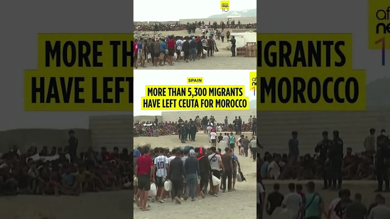 Over 5,300 Migrants Depart Ceuta for Morocco Amidst Ongoing Crisis