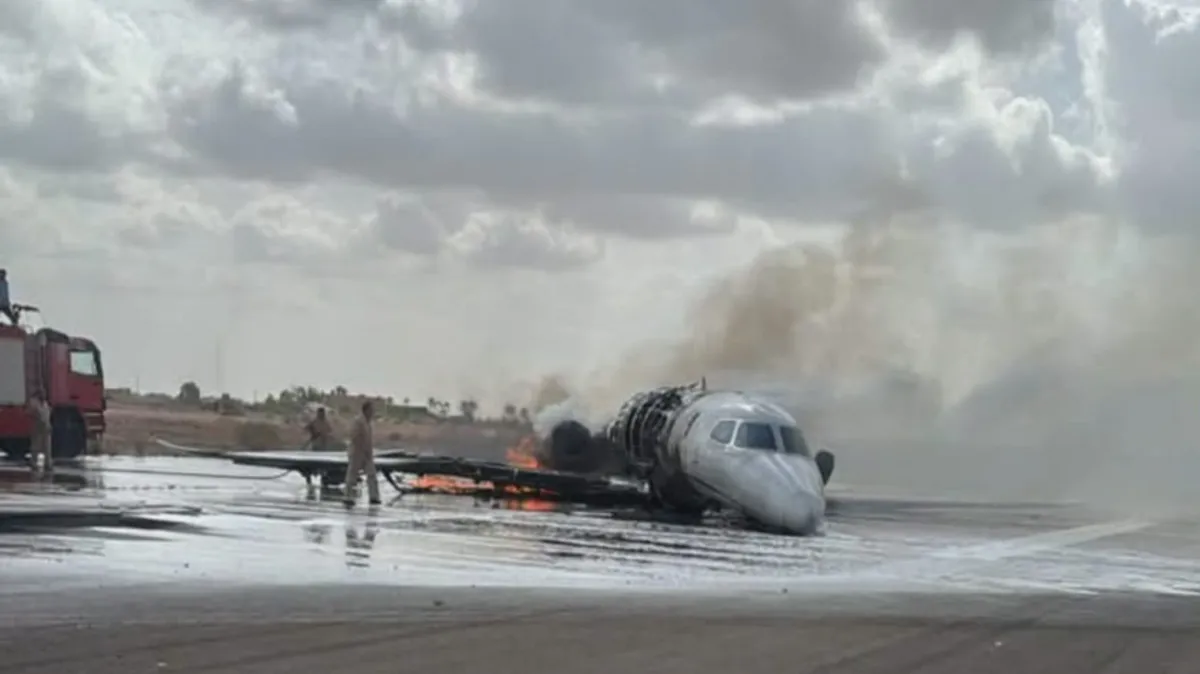 Private Jet Crash in Misrata Leads to Closure of Libyan Airspace
