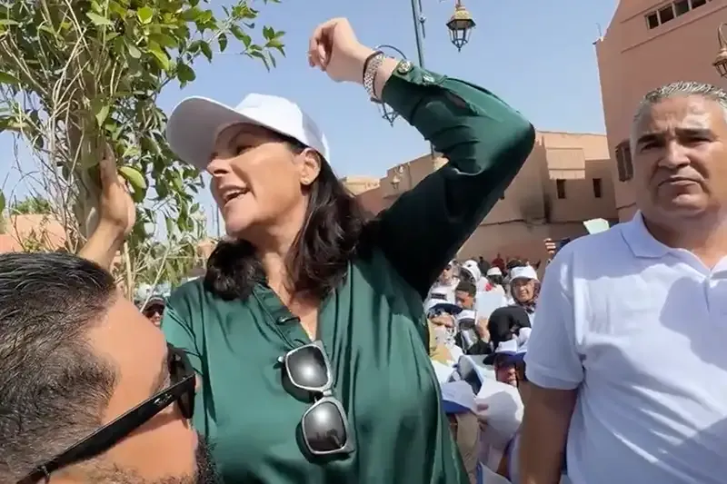 Fatima Zahra Mansouri Ignites the Streets of Marrakech