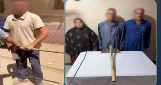 Three Arrested for Vandalizing Citizen's Car with an Axe in Gharbia