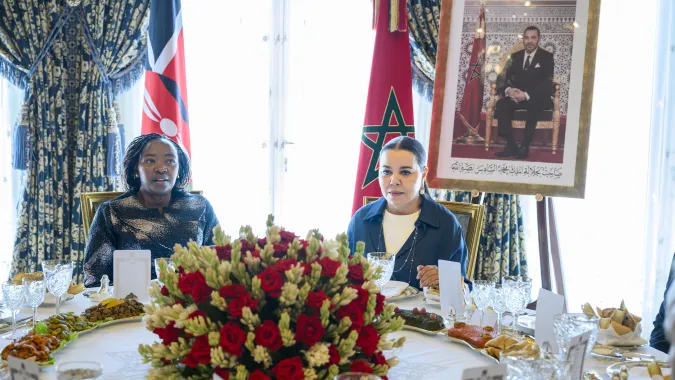 Princess Lalla Asmaa Hosts Luncheon for Kenya's First Lady in Rabat