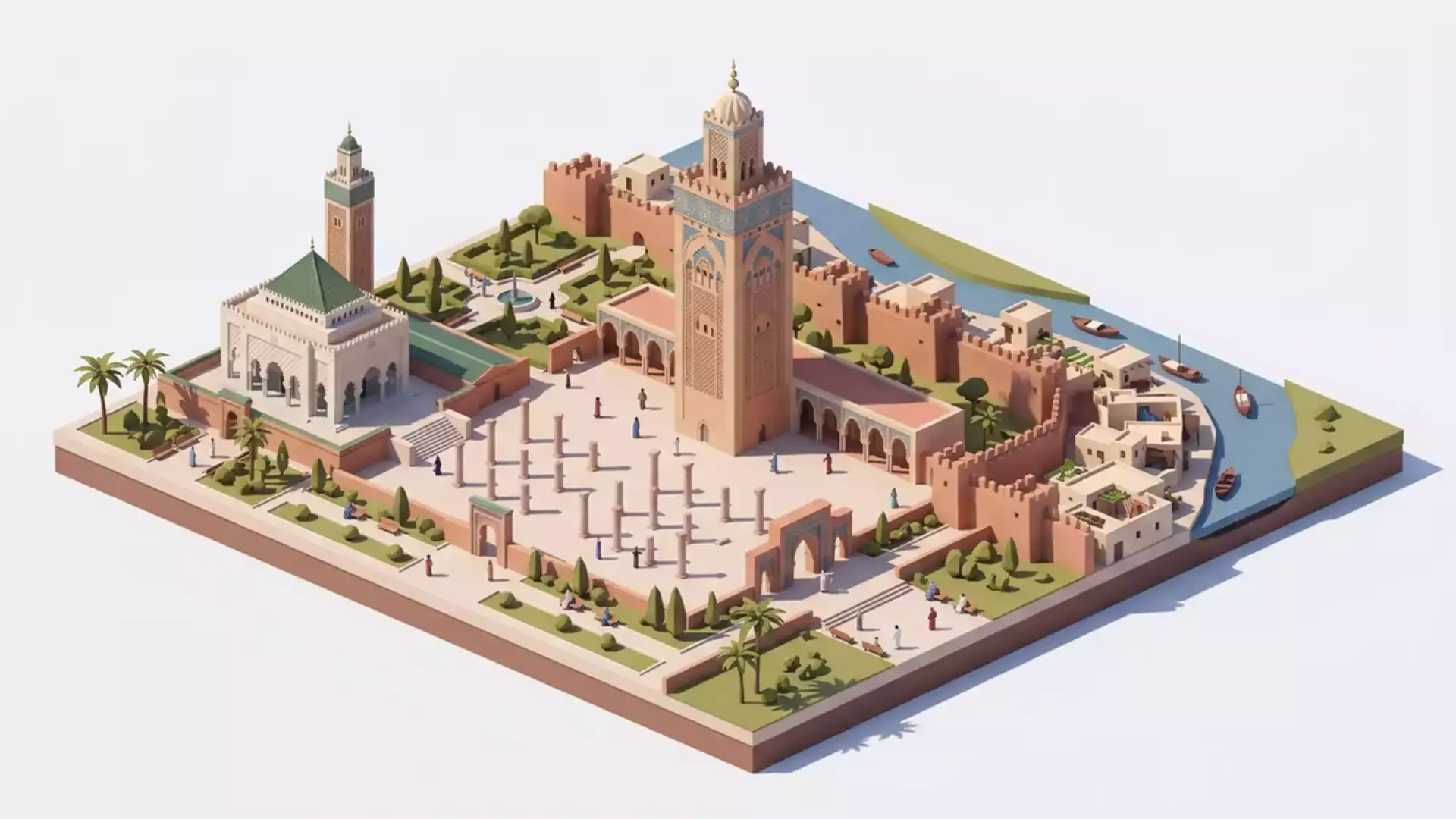 Discovering Tour Hassan: The Majestic Unfinished Minaret of Rabat