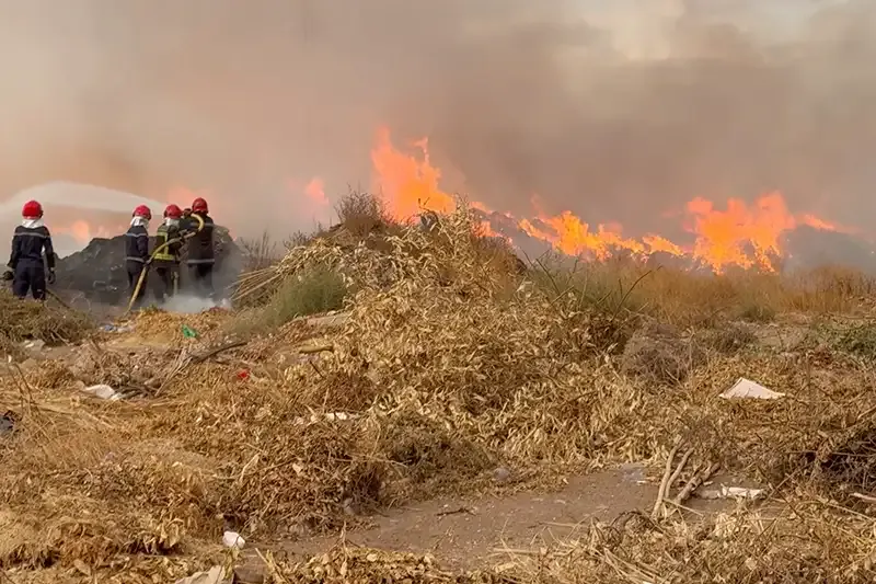 Massive Fire Erupts in Residential Area of Marrakech