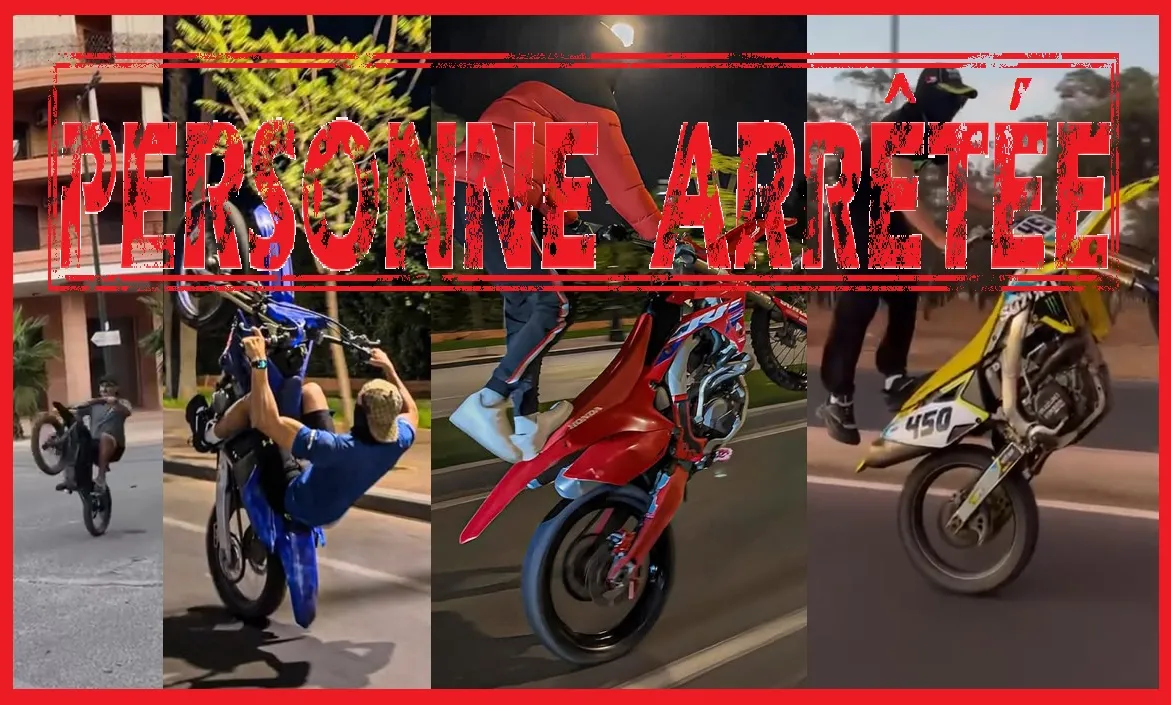 Marrakech Youth Arrested for Reckless Motorcycle Stunts