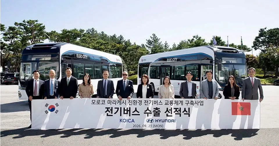 Marrakech Prepares to Welcome 15 New Electric Buses from South Korea