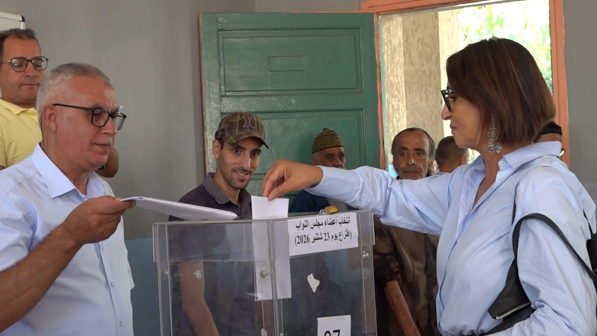Calm Atmosphere Marks Voting at Casablanca's Lalla Amina Center