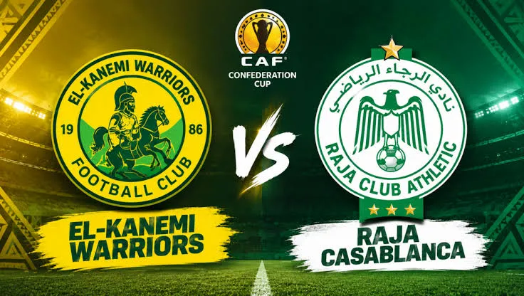 El-Kanemi Warriors Set to Challenge Raja Casablanca in CAF Confederation Cup