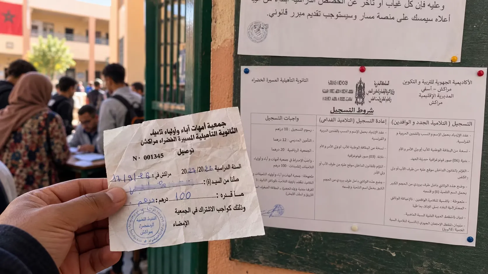 Controversy Over Registration Fees in Marrakech High School Sparks Calls for Investigation