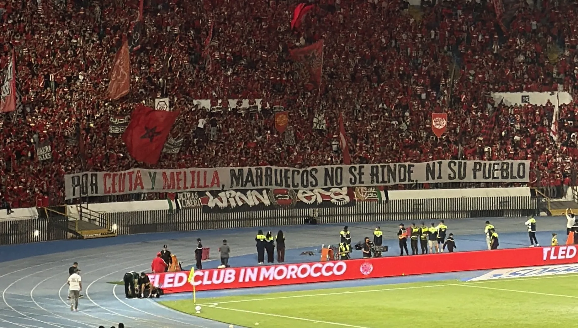 Wydad Fans Rally for Morocco's Claim Over Ceuta and Melilla