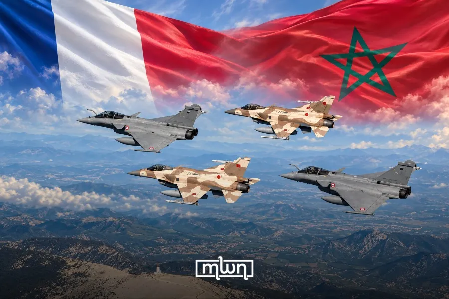 Moroccan F-16s Collaborate with French Rafales in Historic Joint Air Exercise