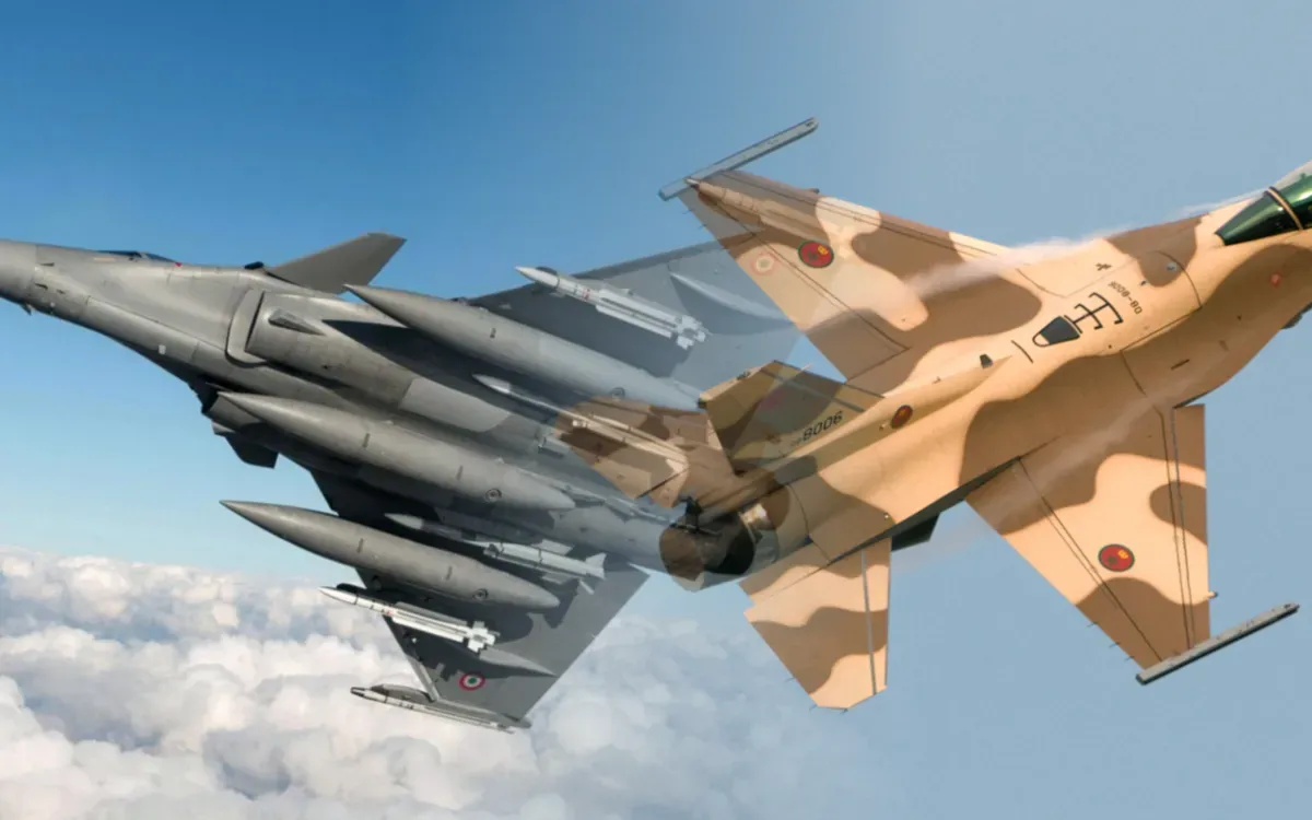Moroccan F-16s Engage in Tactical Missions in France