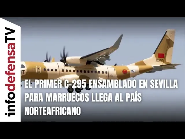First C-295 Assembled in Seville Arrives in Morocco