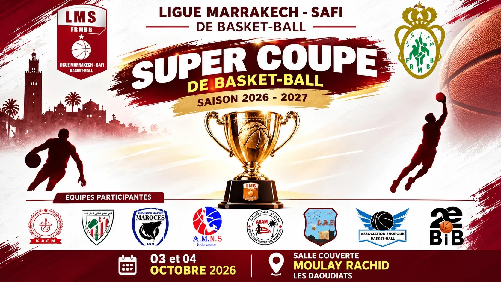 Basketball League Cup: A Crucial Test for Clubs in the Marrakech-Safi Region