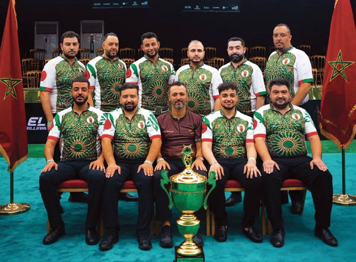 Morocco Crowned World English Billiards Champion Again