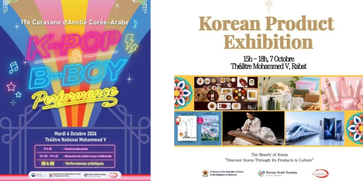 Explore the Vibrancy of K-Culture at Two Exciting Events in Rabat