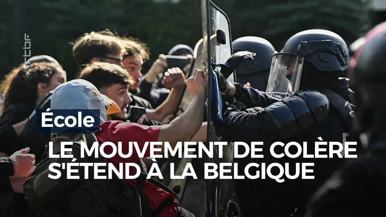 Student Protests Erupt in France and Belgium Amid Rising Tensions