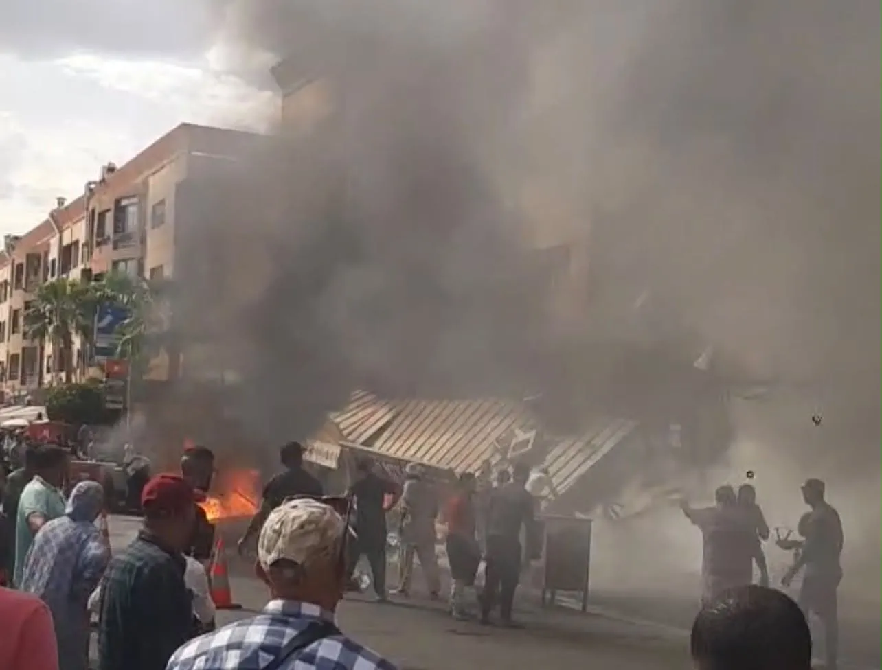 Fire Breaks Out in Marrakech Snack Bar, Causing Significant Damage