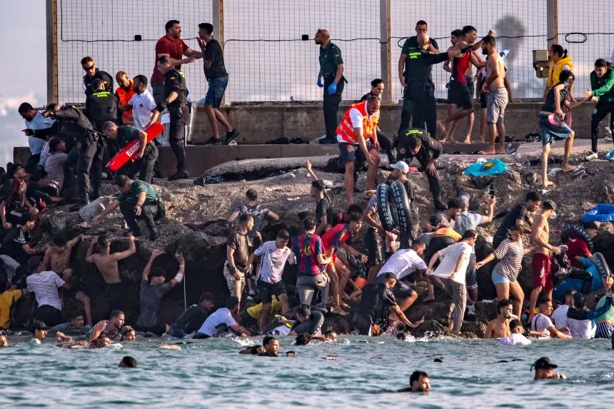 Spanish Authorities Evacuate 3,000 Migrants from Ceuta Amid Migration Surge