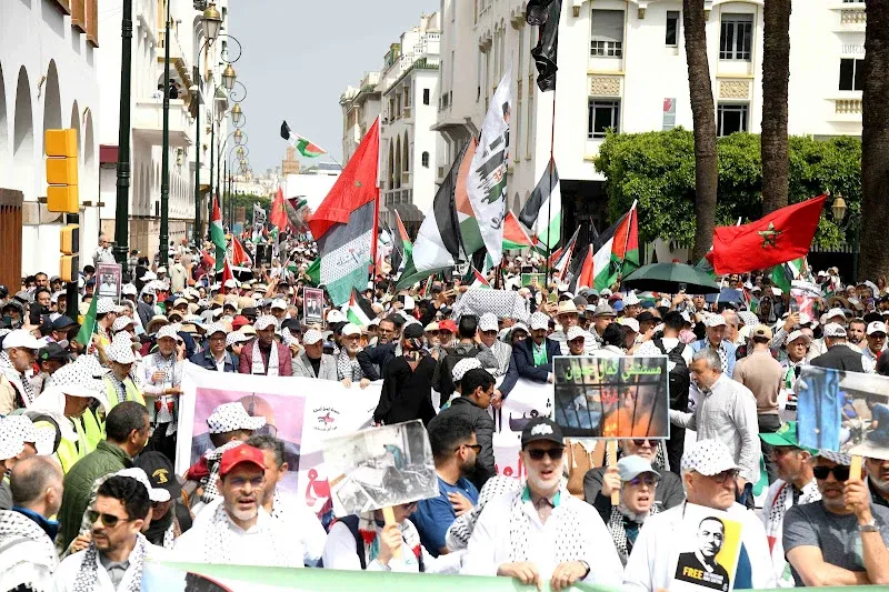 October 7 Sparks Solidarity Protests Across Morocco