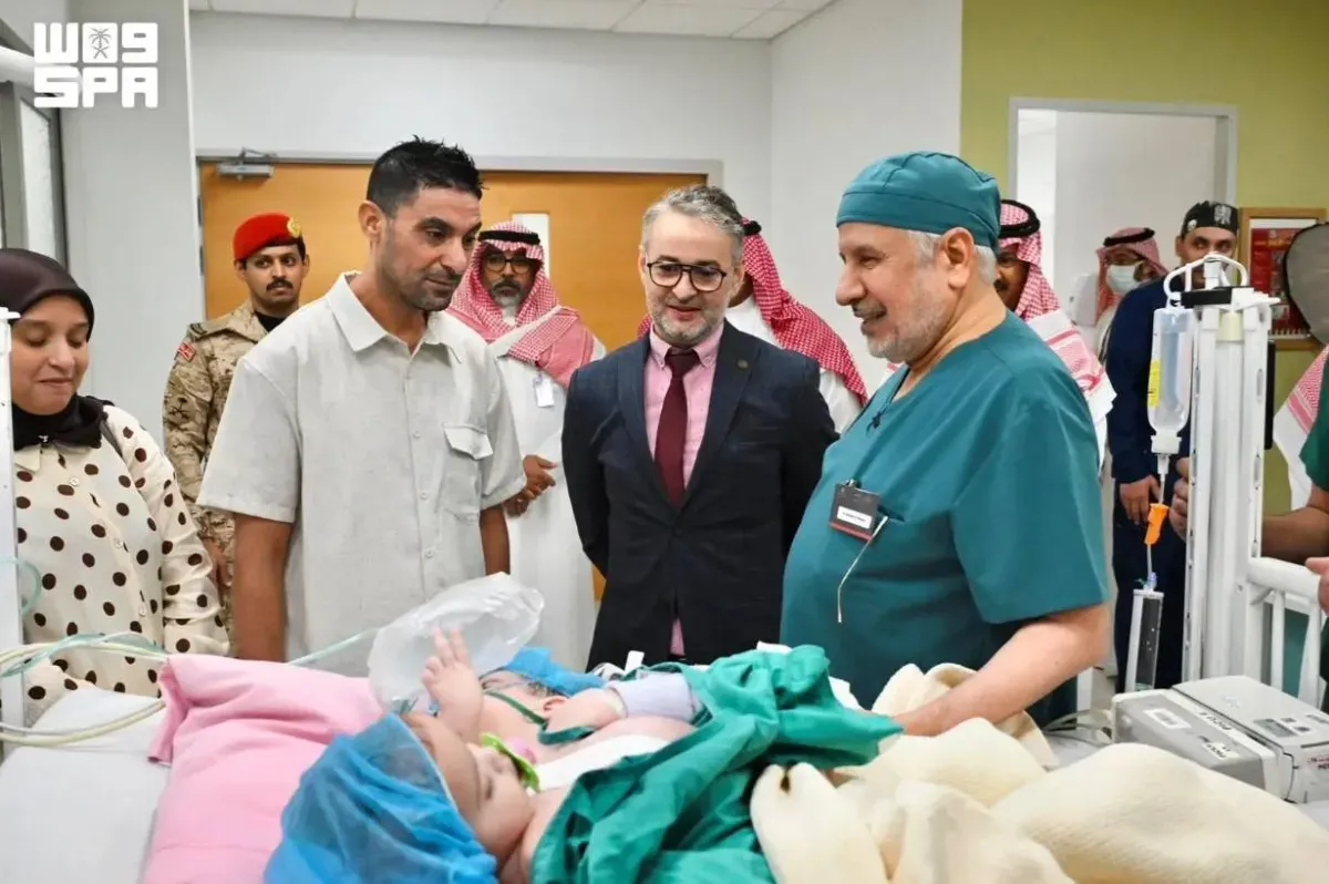 Successful Separation of Moroccan Conjoined Twins by Saudi Medical Team