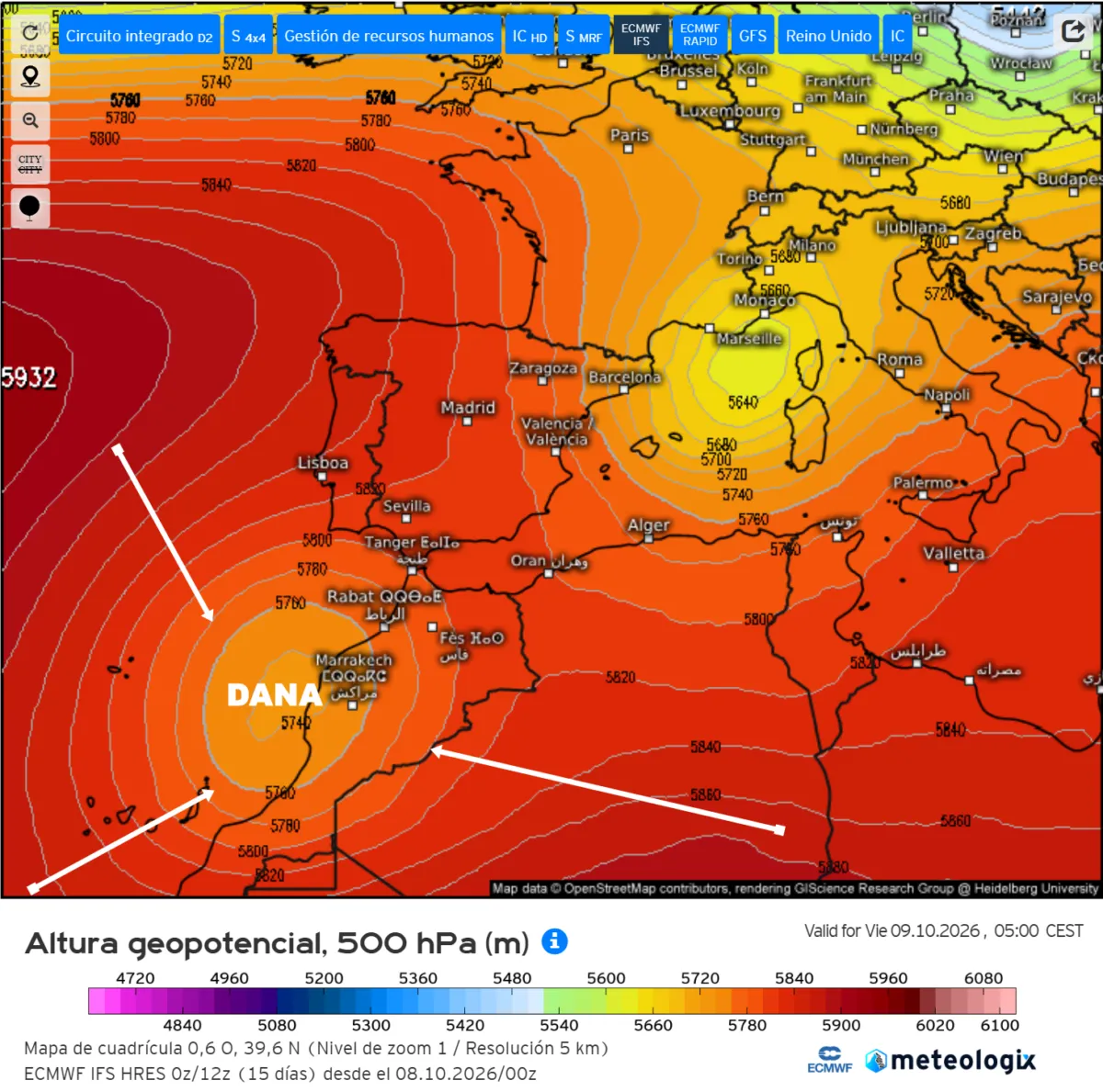 Málaga Weather Update: Mild Temperatures and DANA Forecast