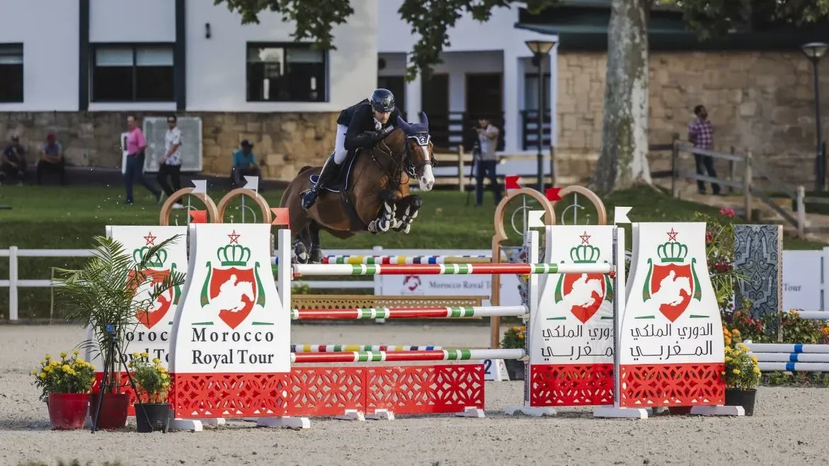 Alix Ragot and Serafina DH Z Triumph in Speed Class at Rabat CSIO4*-W