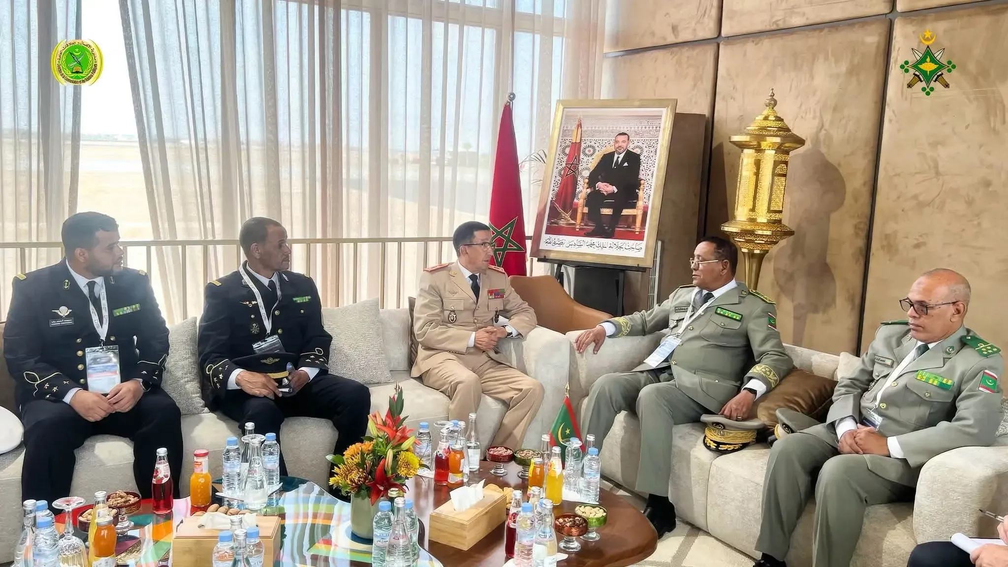 Strengthening Military Ties: Moroccan and Mauritanian Army Leaders Meet