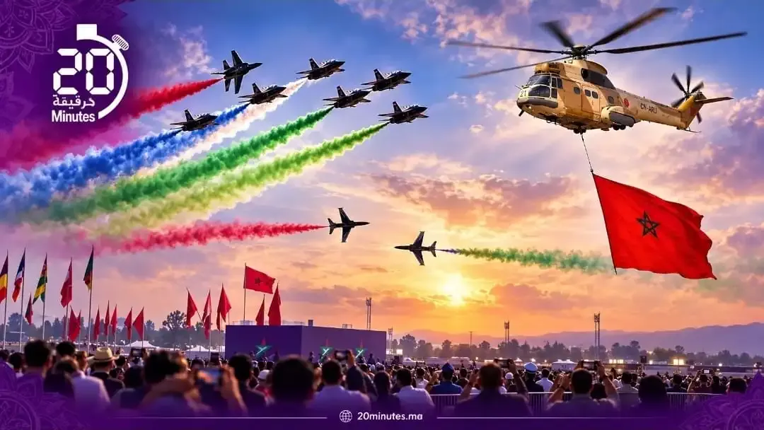 Spectacular Aerial Displays Conclude the Marrakech Air Show with Moroccan and Gulf Participation