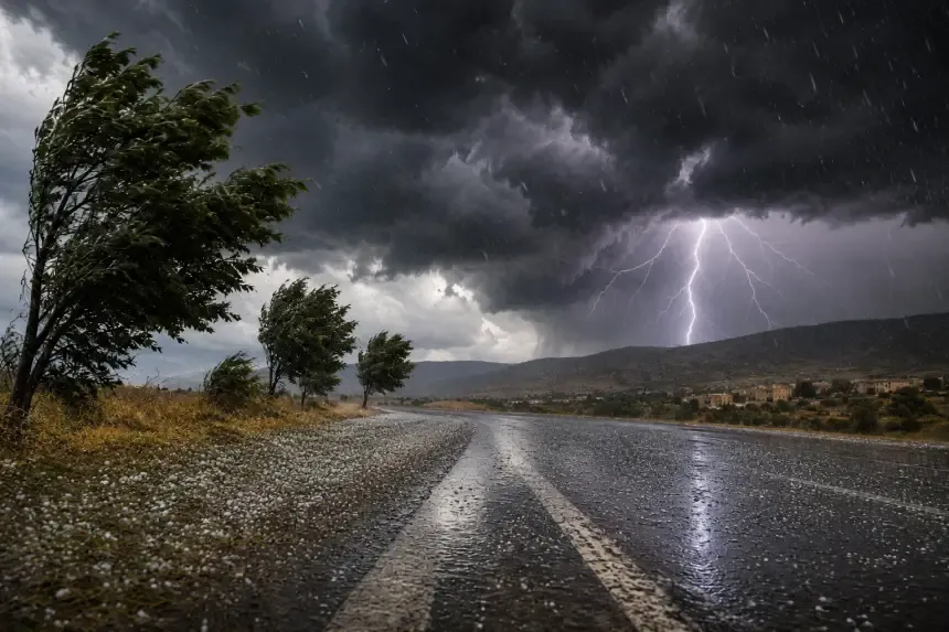 Severe Weather Alert in Morocco: Thunderstorms and Hail Expected Across Multiple Regions