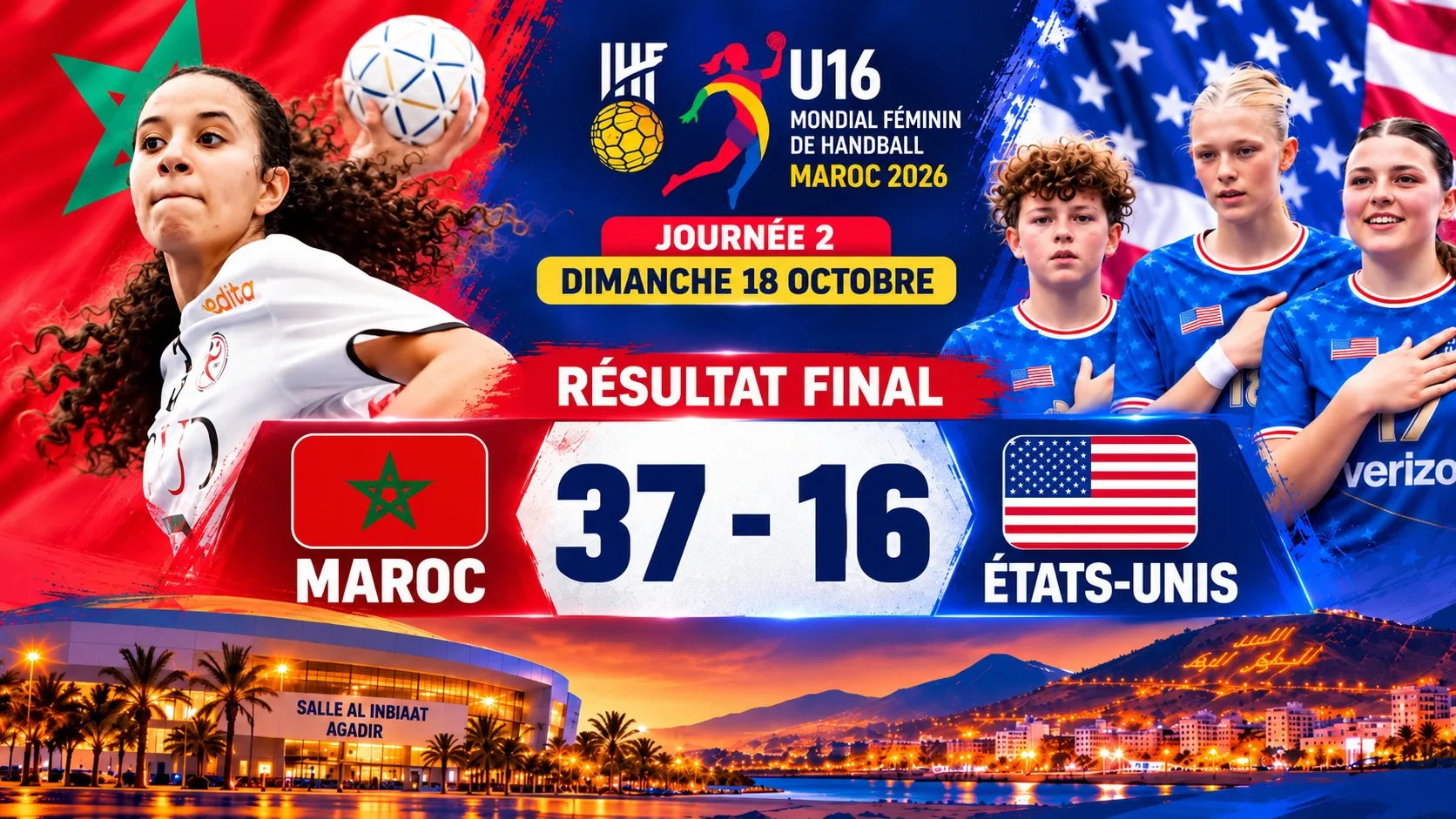 Morocco's Lioncelles Bounce Back with a Stellar Victory Against the USA in Agadir