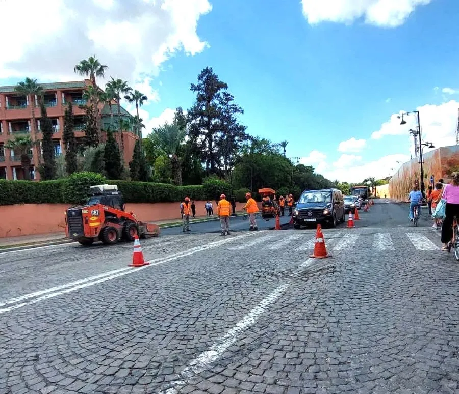 Mismanagement in Marrakech: The Costly Replacement of Mamounia Street Pavement